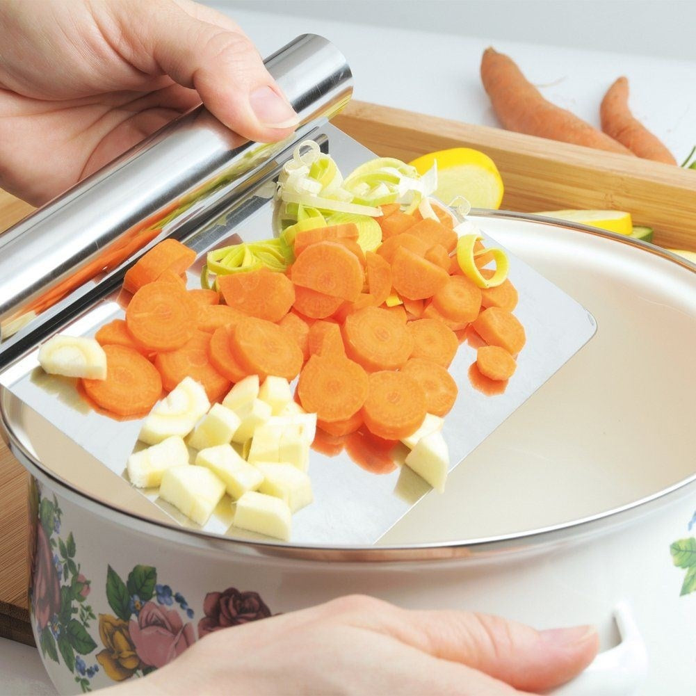 Steel spatula for cream: Perfect for cakes and icing