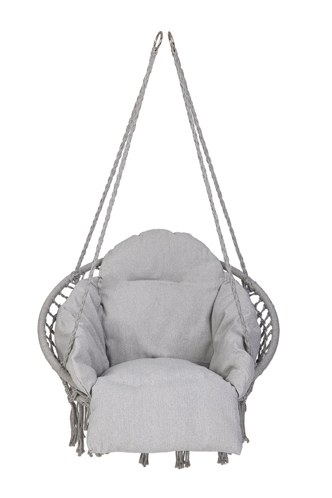 Stork's nest with cushion 60*80*120 grey