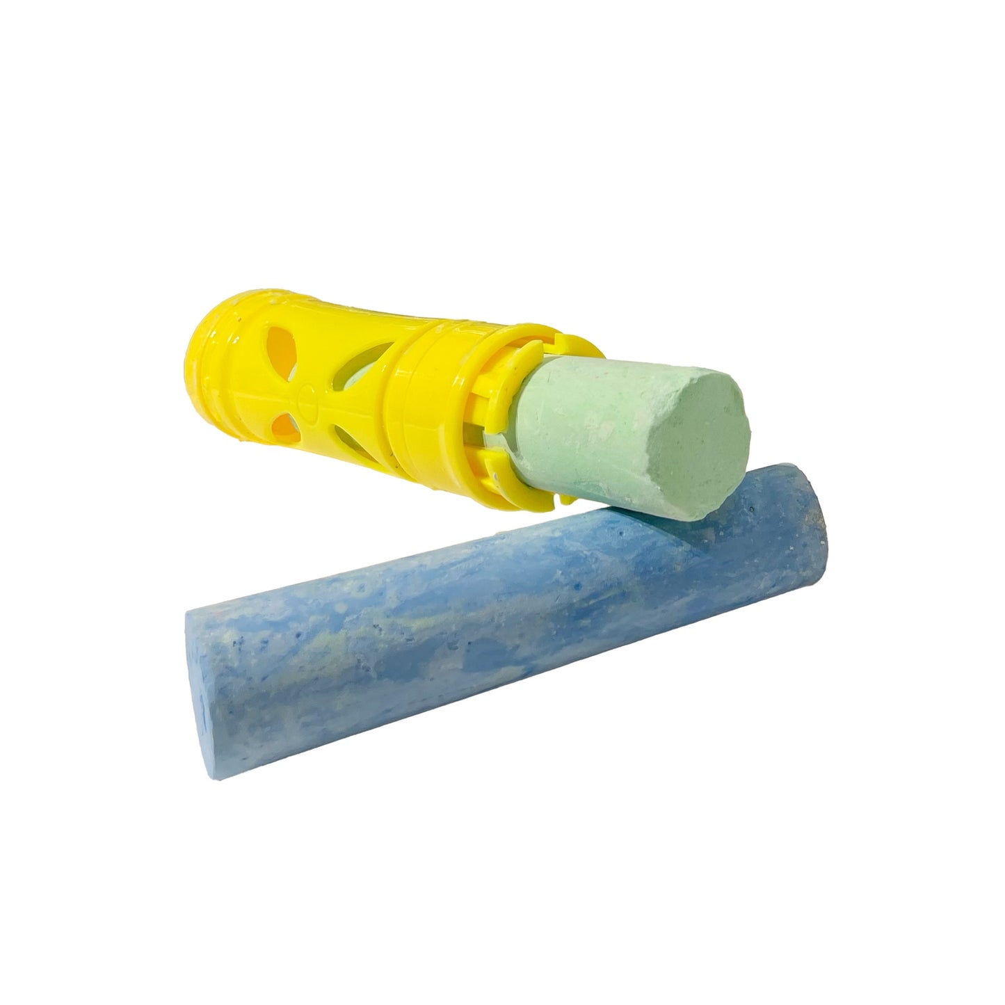 Street Chalk Set with Holder, 18 Pieces for Kids