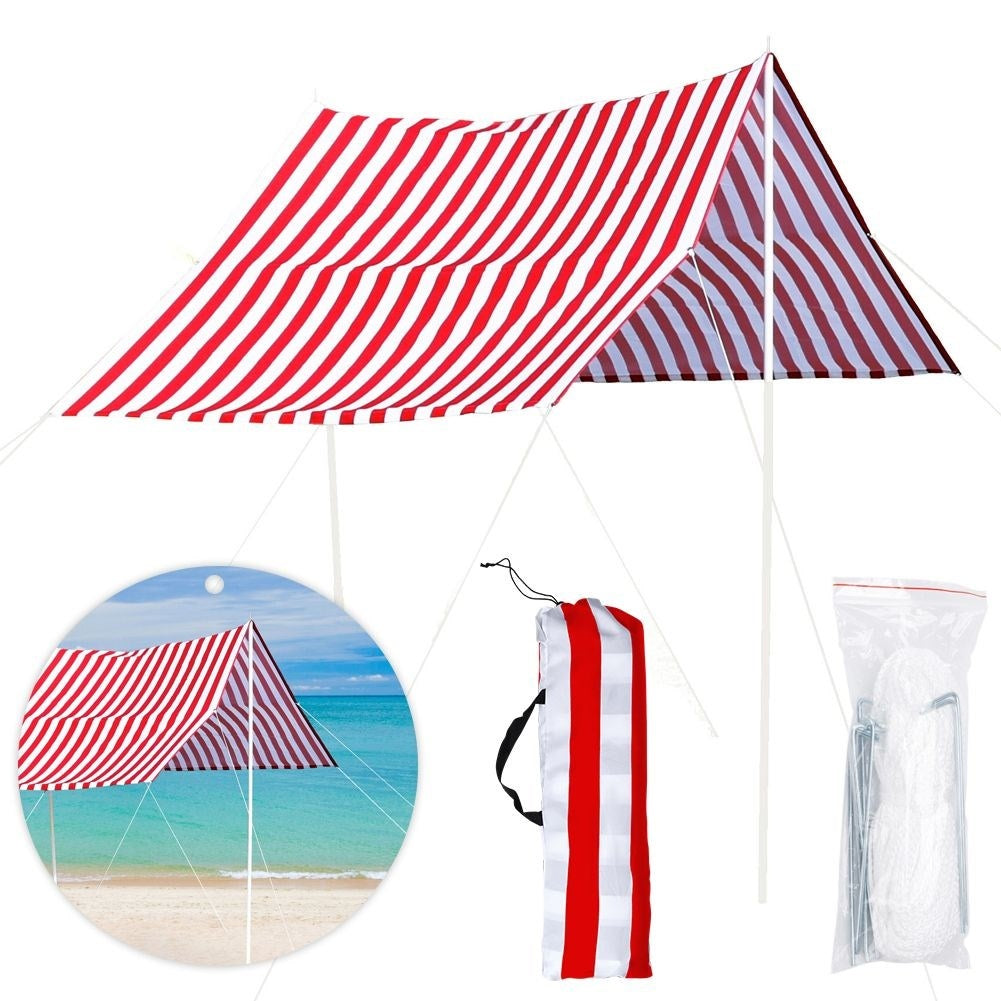 Sun protection Beach canopy with UPF 30+ and carrying bag