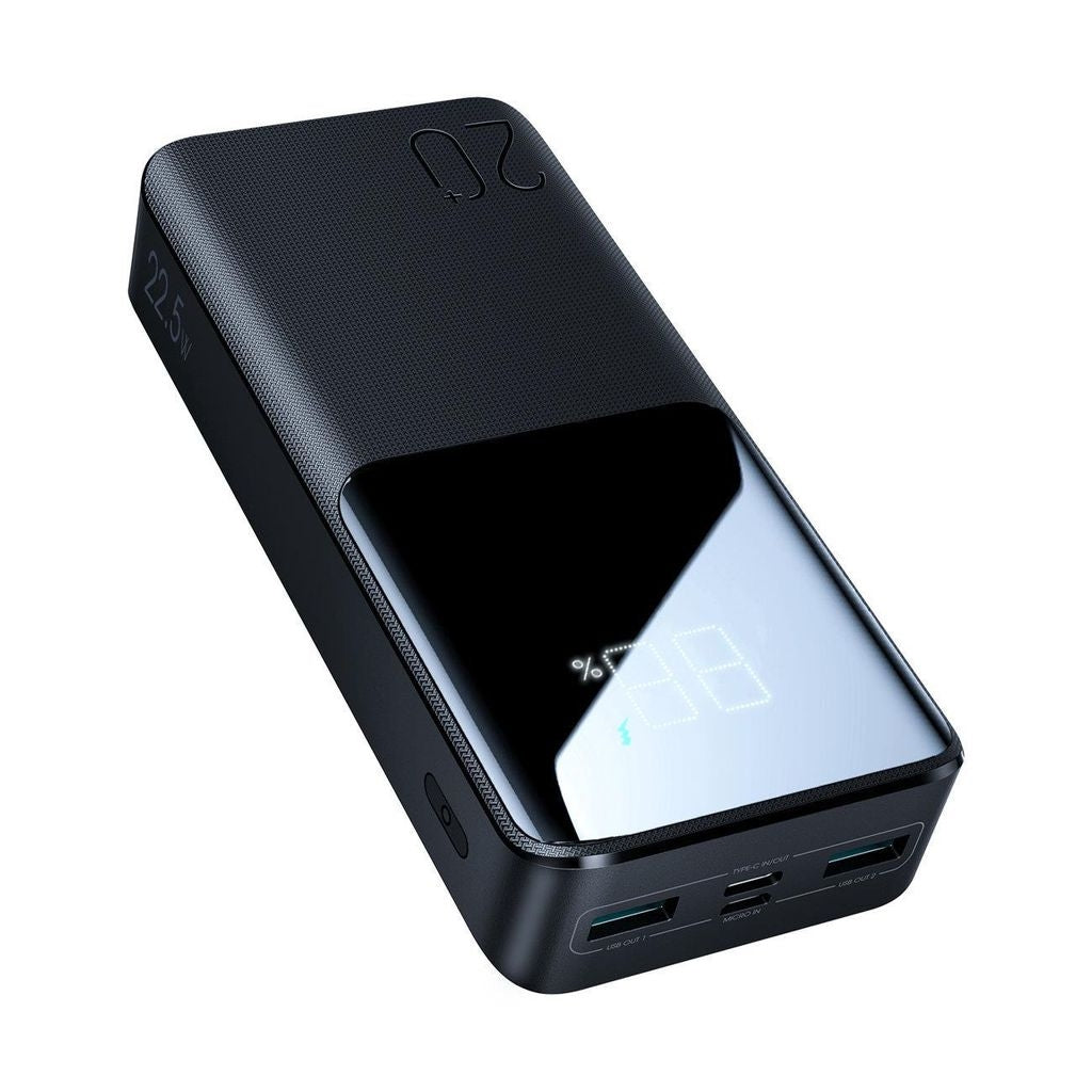 Super Charge LED Powerbank 20,000mAh, 22.5W - Black