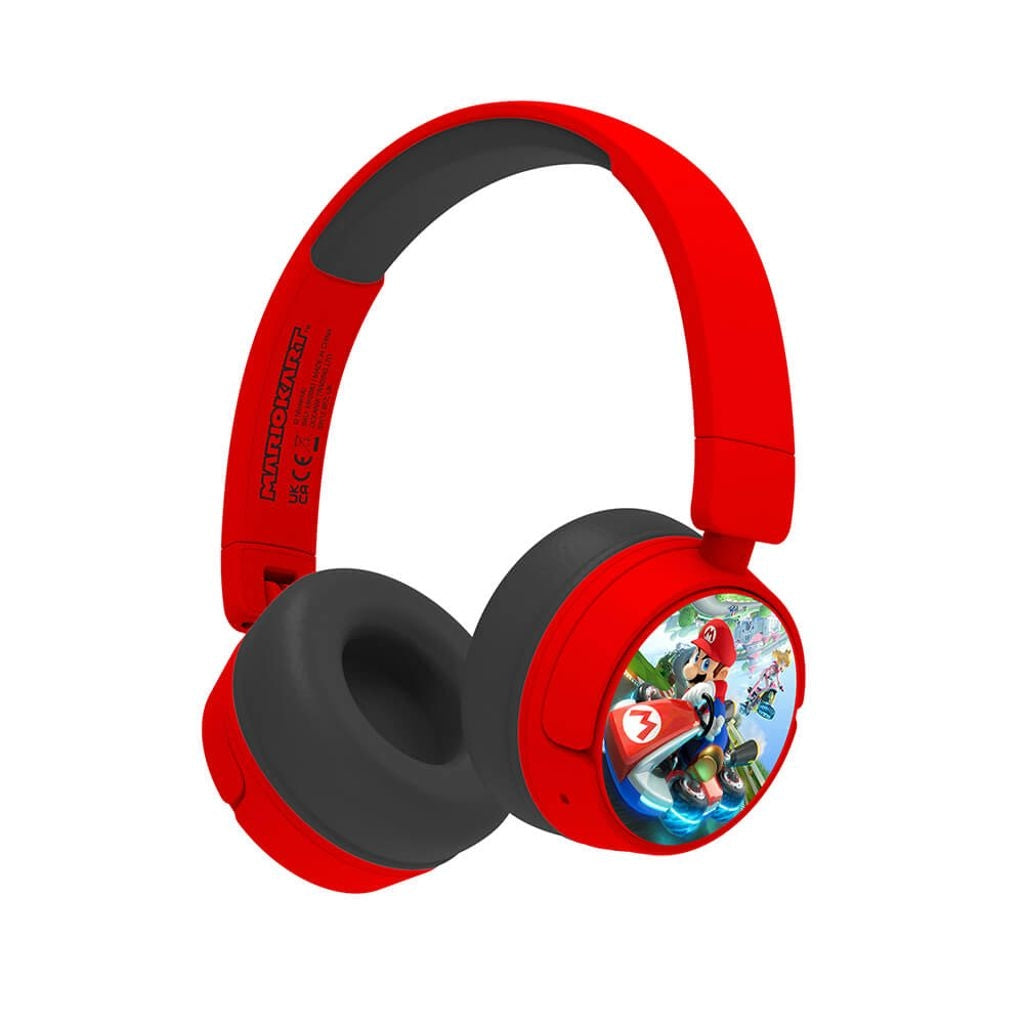 Super Mario Wireless Headphones Junior, On-Ear, 85dB/95dB