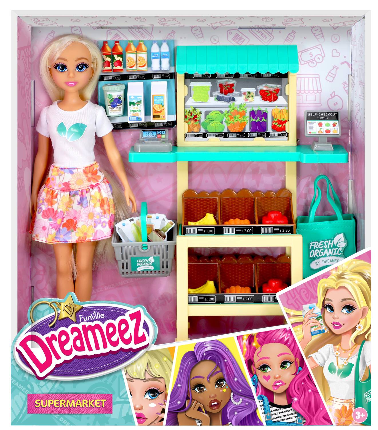 Supermarket Playset with Fashion Doll and Accessories