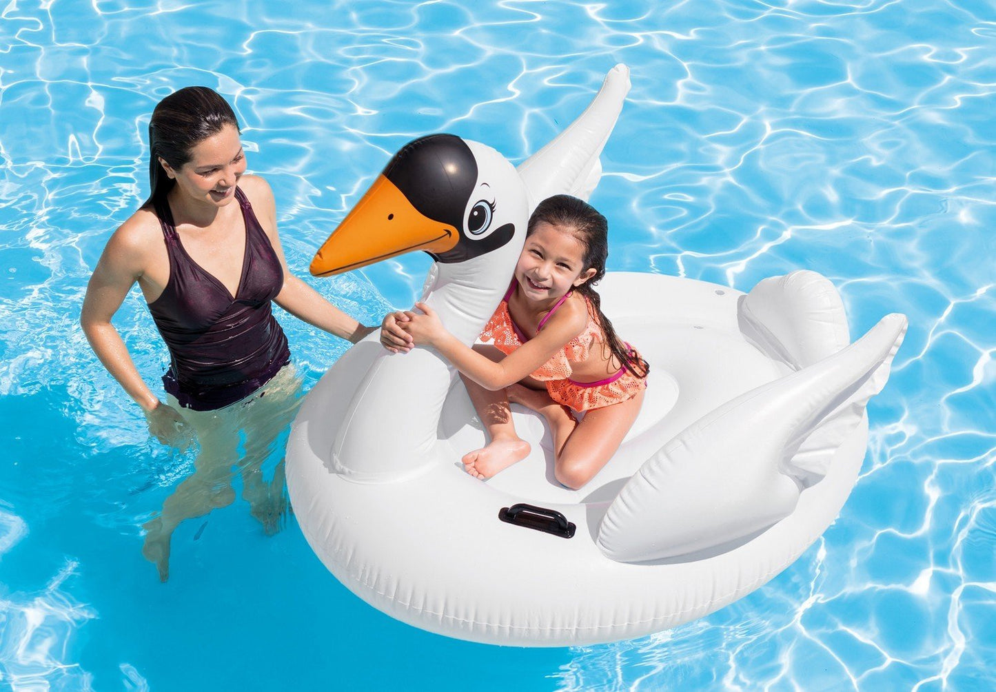 Swan inflatable mattress 130 x 102 x 99 cm INTEX 57557