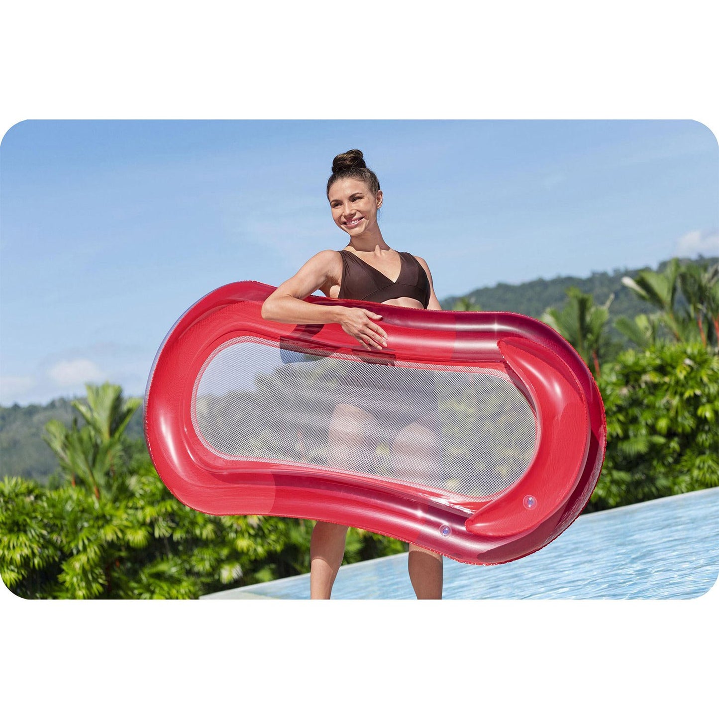 Swimming mattress red Bestway 43103