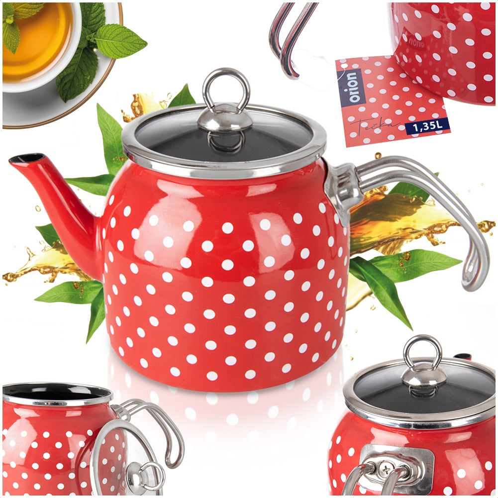 TECKA enamel kettle 1.1 l