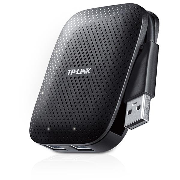 TP-Link UH400 - USB hub with four USB 3.0 ports, black