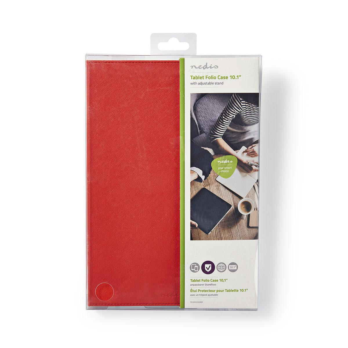 Tablet Folio Case Samsung | 10" | Universal | Red | PU