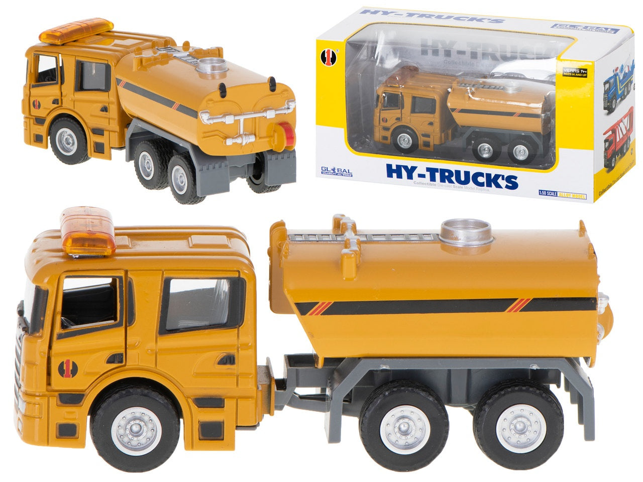 Tank truck Die-Cast metal model 1:50 HY-TRUCK's