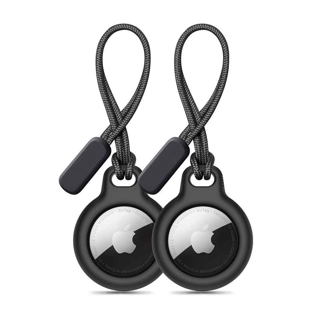 Tech-Protect Apple Airtag-skal Rough 2-pack – Svart
