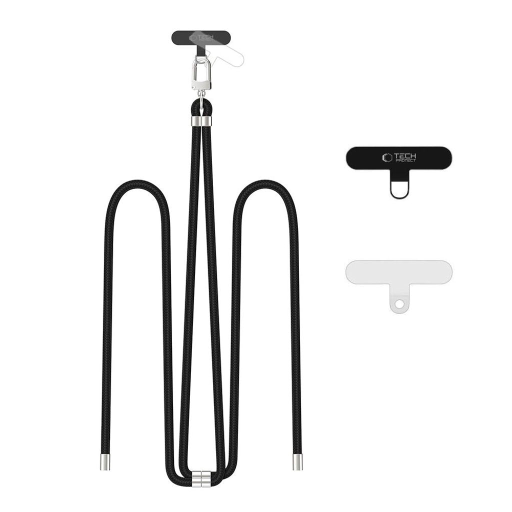 Tech-Protect C7S Justerbar Mobilrem – Svart/Silver