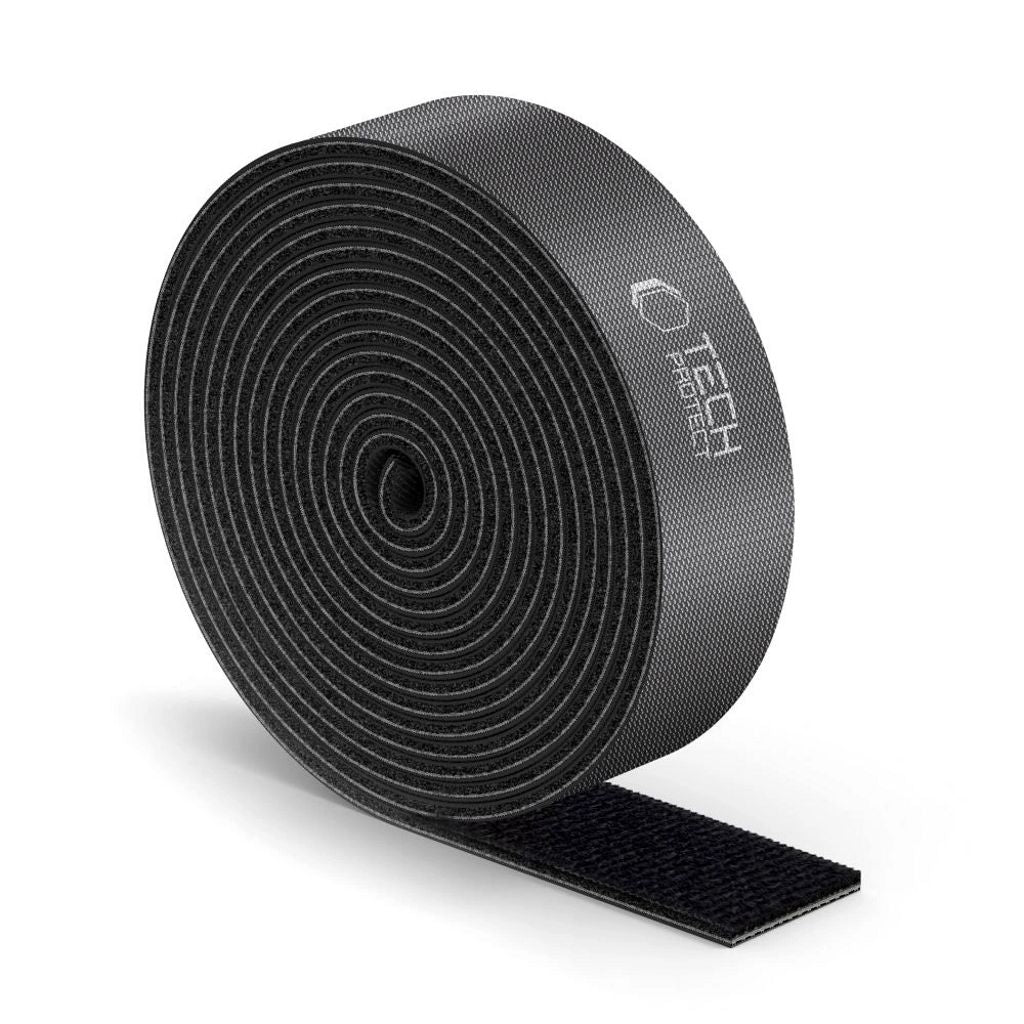 Tech-Protect Cable Organizer Velcro 3m - Black