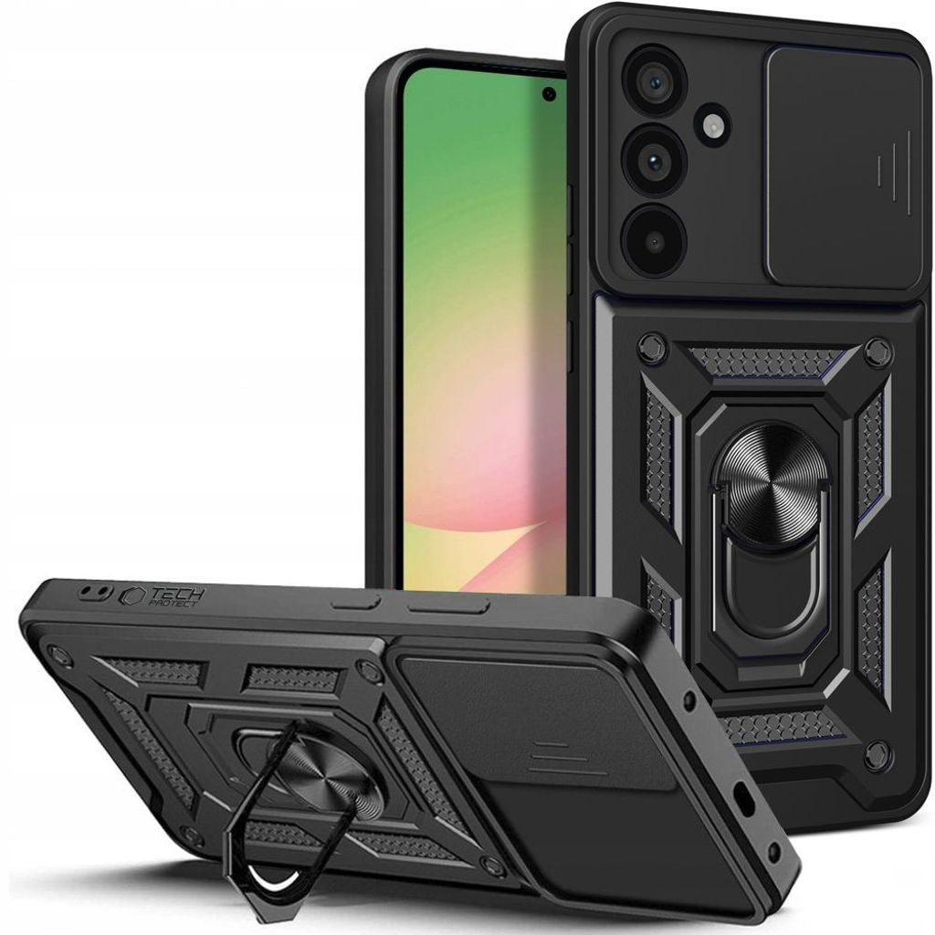 Tech-Protect Camshield Pro-skal till Samsung Galaxy A56 5G - Svart