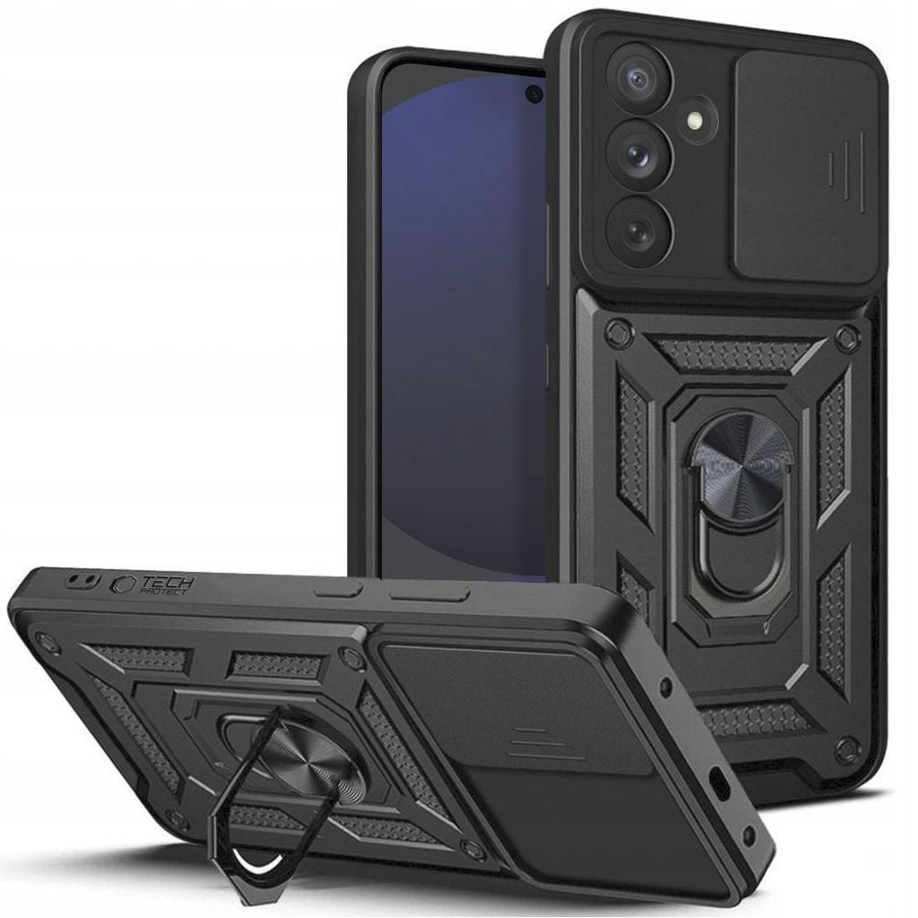 Tech-Protect Camshield Pro-skal till Samsung Galaxy S24 Fe - Svart