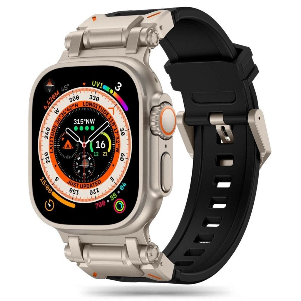 Tech-Protect Delta Pro Watch Strap for Apple Watch 4/5/6/7/8/9/SE/Ultra 1/2 - Black