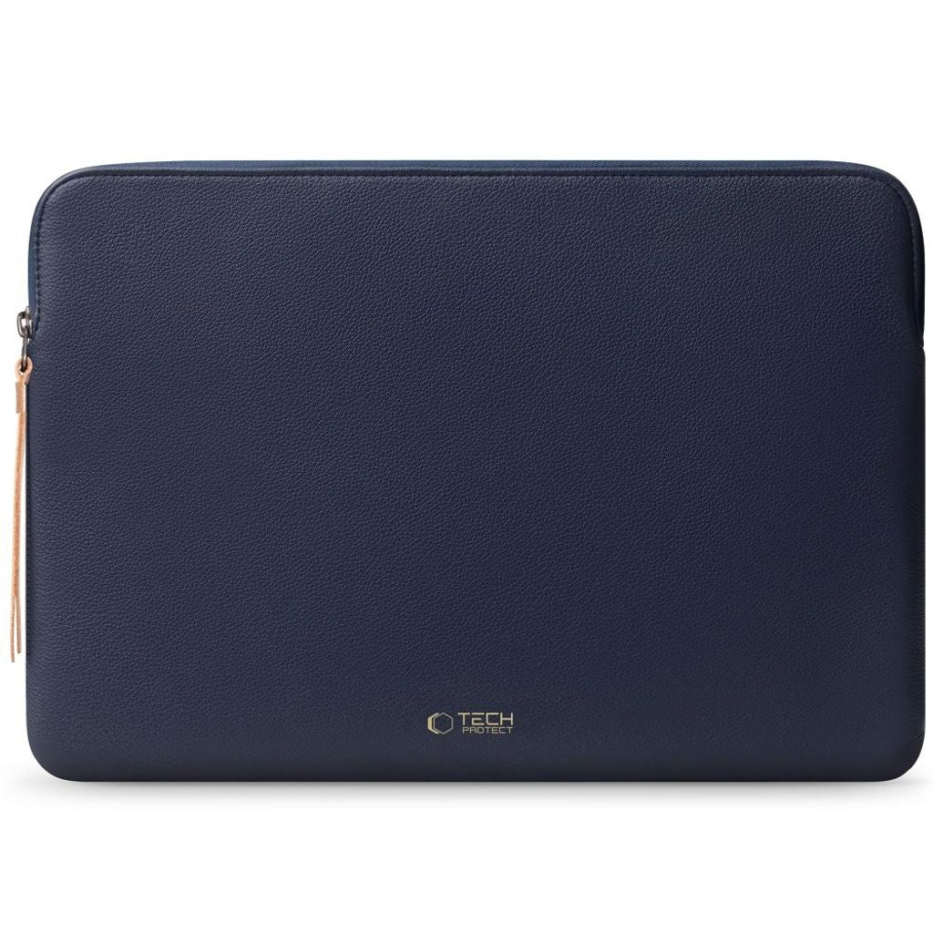 Tech-Protect Fleece Laptopfodral 15-16" – Marinblå