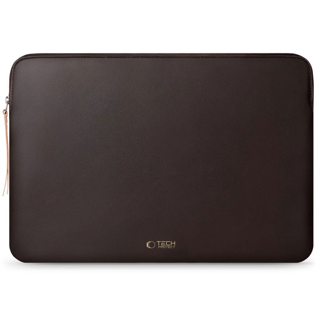 Tech-Protect Fleece Laptopväska 13-14" – Brun