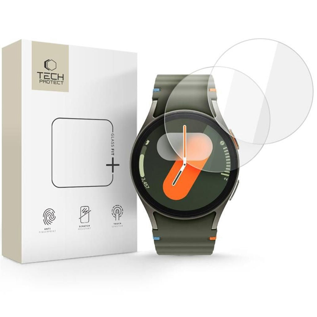 Tech-Protect Glass Fit+ Skärmskydd Galaxy Watch 40/41/42/43/44mm, 2-pack