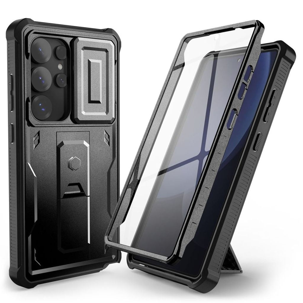 Tech-Protect Kevlar Cam+ Skal För Samsung Galaxy S25 Ultra - Svart