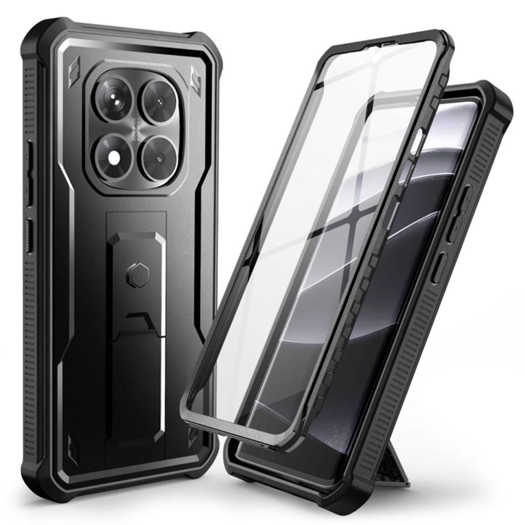 Tech-Protect Kevlar Pro-skal för Xiaomi Redmi Note 14 Pro / Poco X7 - Svart