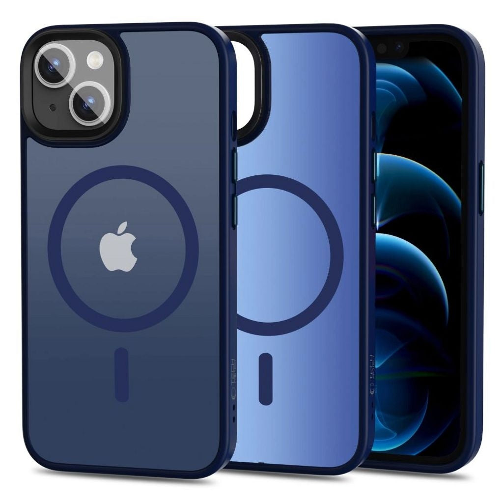 Tech-Protect MagMat MagSafe Case iPhone 13 - Matte Navy Blue