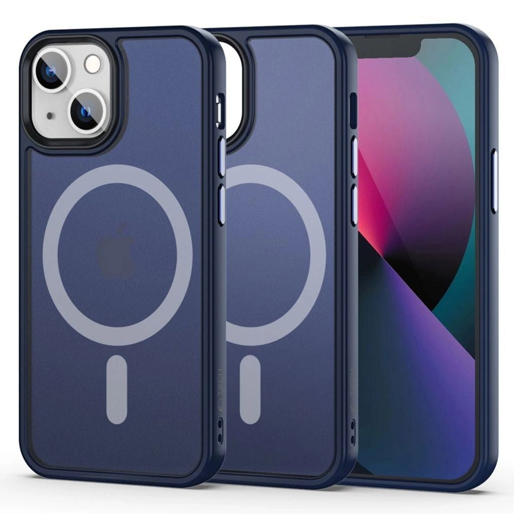 Tech-Protect MagMat MagSafe Case iPhone 13 mini - Matte Navy Blue