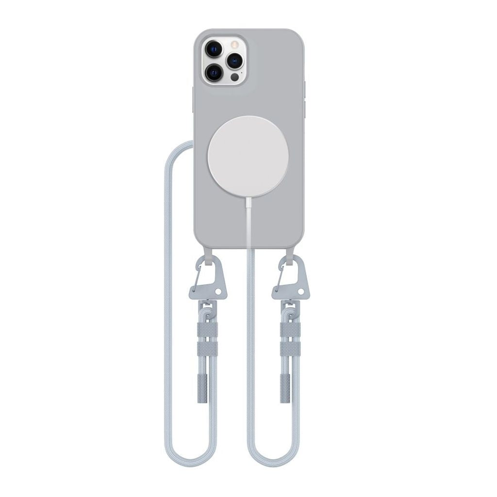 Tech-Protect Magnecklace Magsafe-skal för iPhone 12/12 Pro - Grå