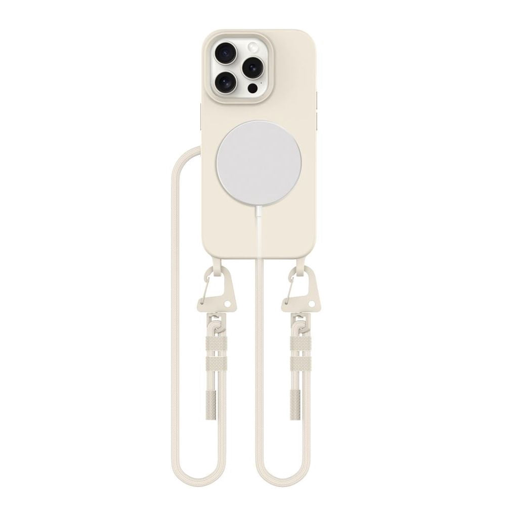 Tech-Protect Magnecklace Magsafe-skal till iPhone 15 Pro - Beige