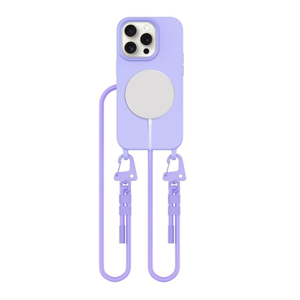 Tech-Protect Magnecklace Magsafe-skal till iPhone 15 Pro - Lavendel
