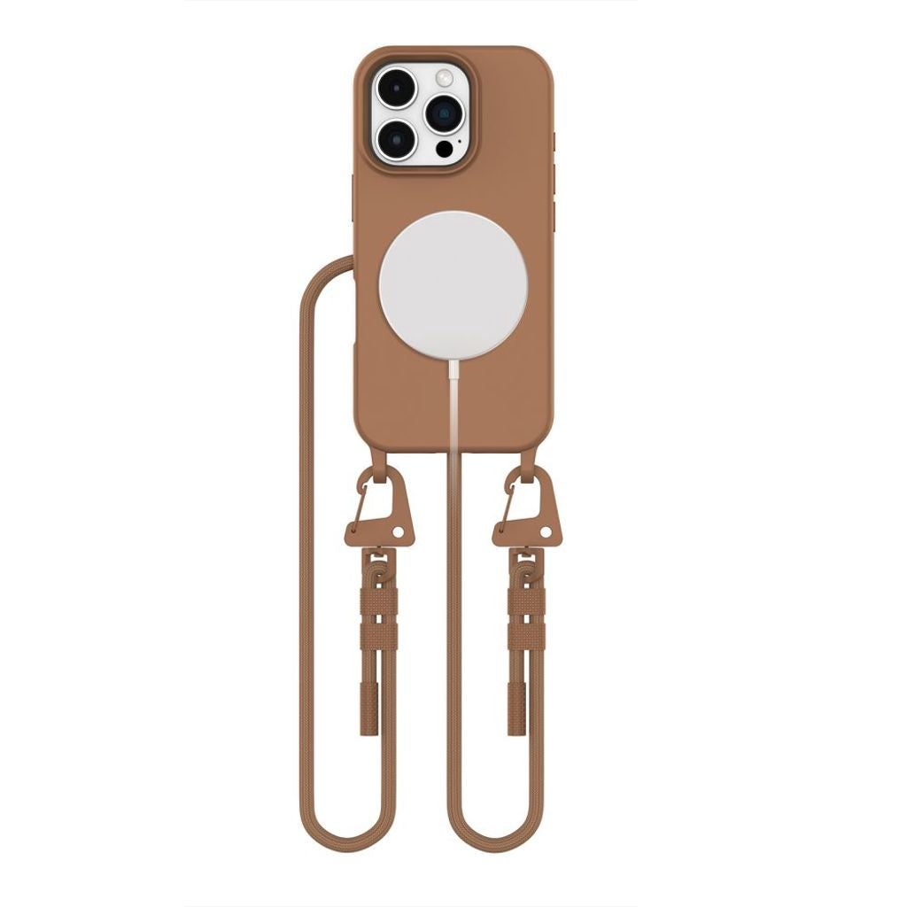 Tech-Protect Magnecklace Magsafe-skal till iPhone 16 Pro Max - Brun