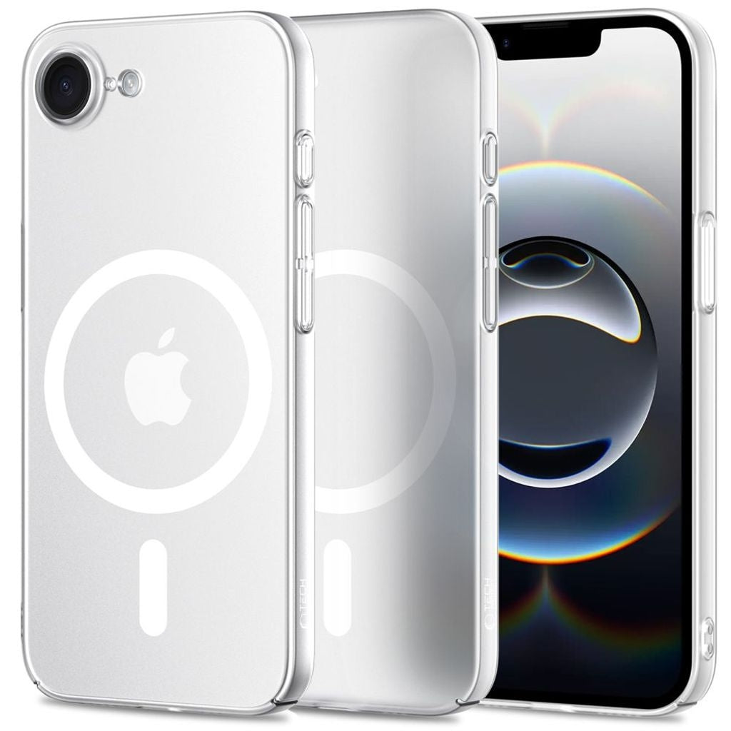 Tech-Protect Magslim Magsafe-skal för iPhone 16E - Matt transparent