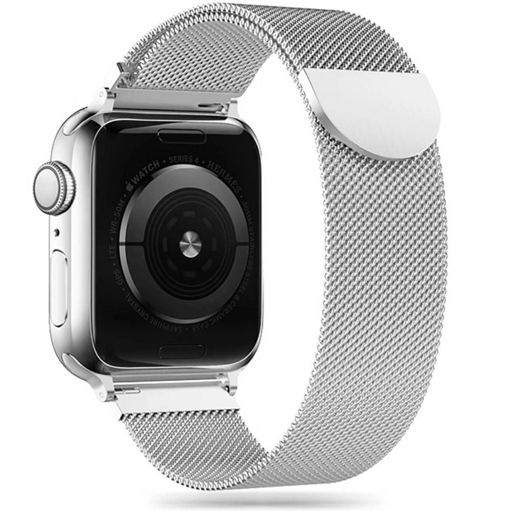 Tech-Protect Milanese Watch Strap for Apple Watch 4/5/6/7/8/9/SE/Ultra 1/2 - Silver