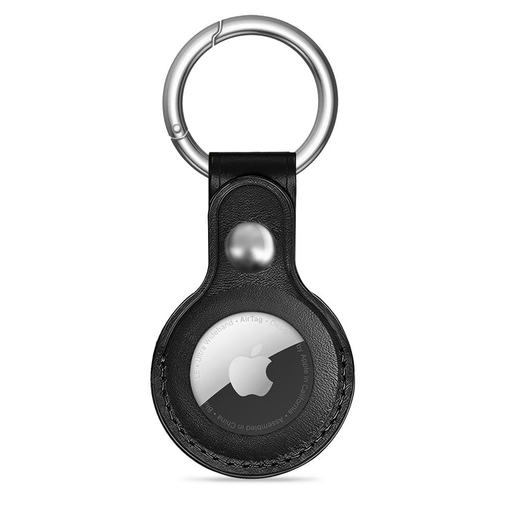 Tech-Protect Naturalfit-skal för Apple Airtag 1/2 - svart