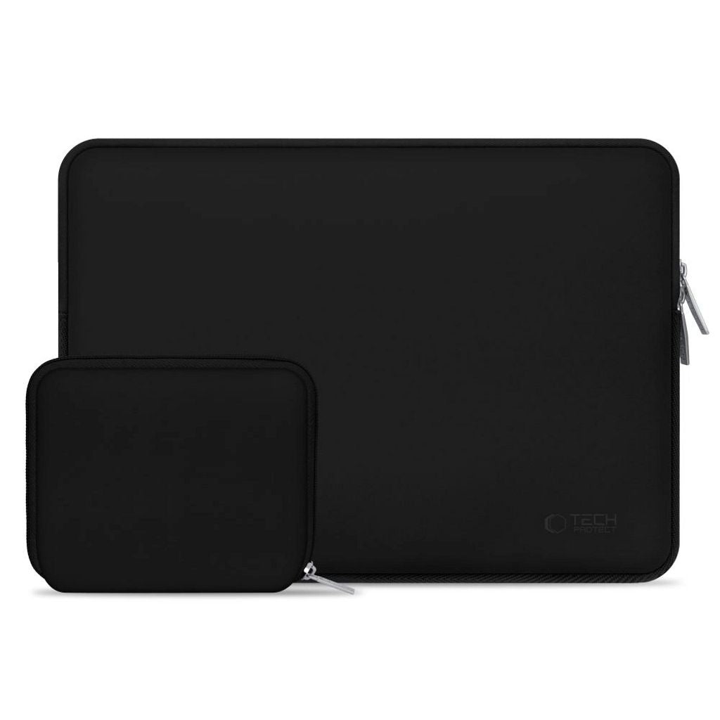 Tech-Protect Neoslim Laptop Sleeve 13-14" with accessory pouch - Black