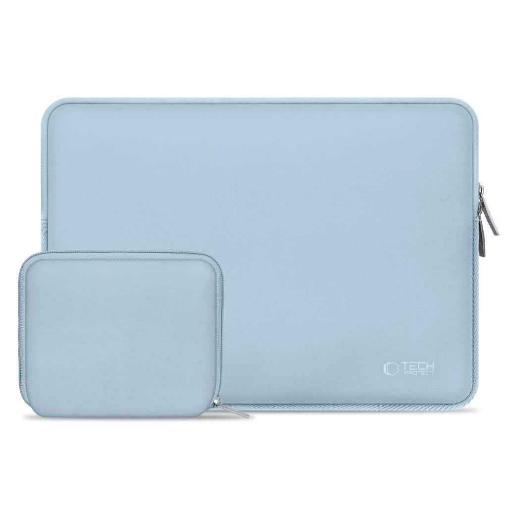 Tech-Protect Neoslim Laptop Sleeve 13-14" with accessory pouch - Blue