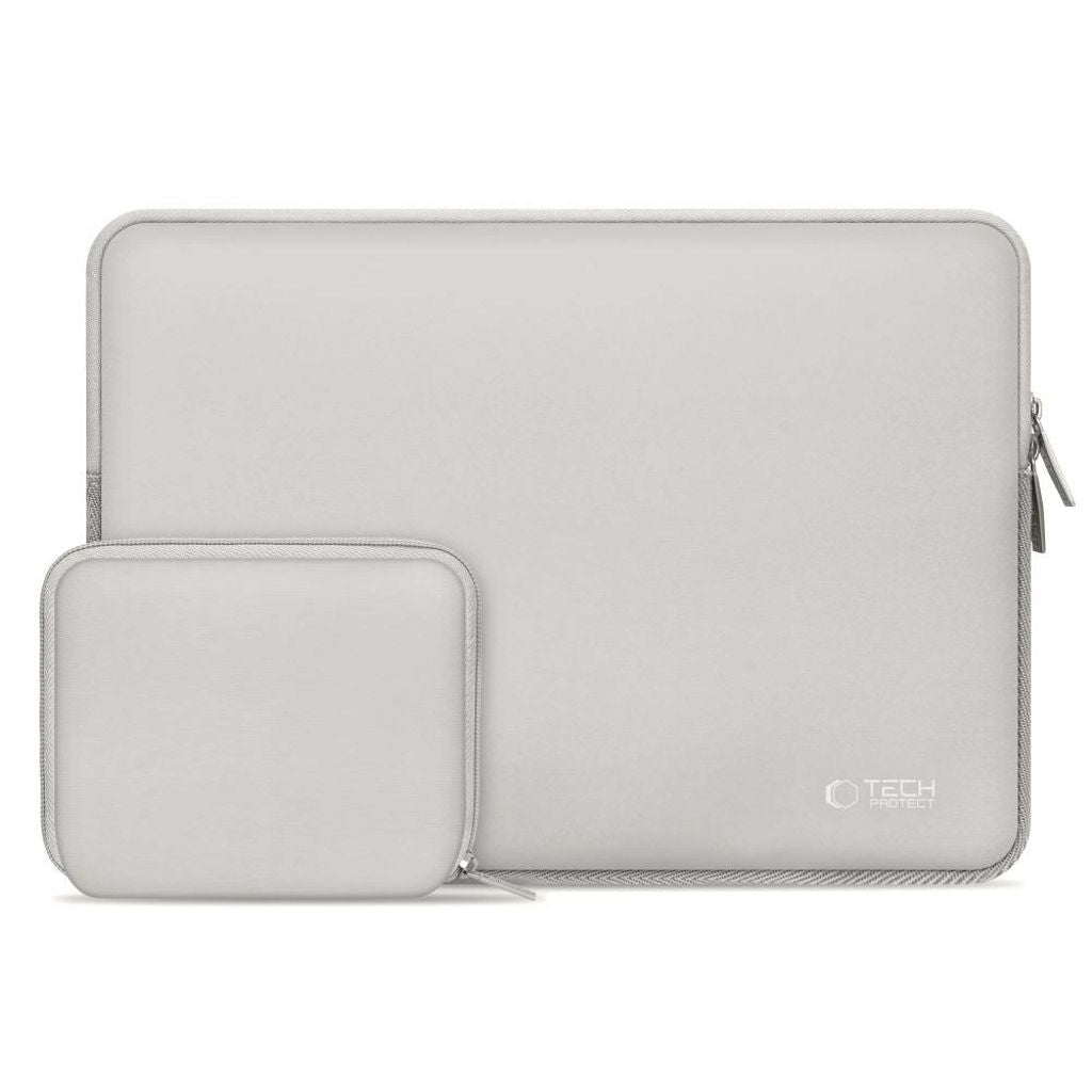 Tech-Protect Neoslim Laptop Sleeve 13-14" with accessory pouch - Gray