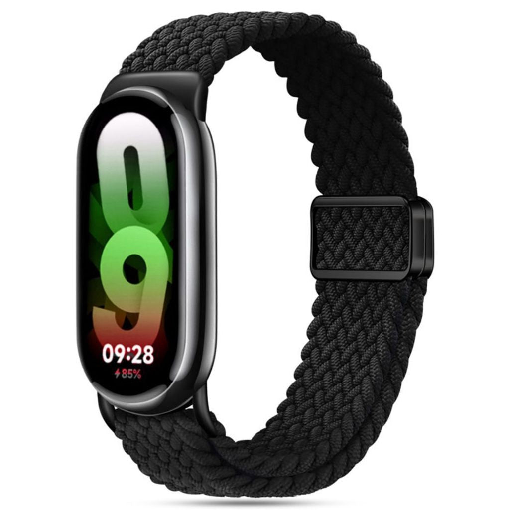 Tech-Protect Nylonmag Klockarmband För Xiaomi Smart Band 8/9/NFC - Svart