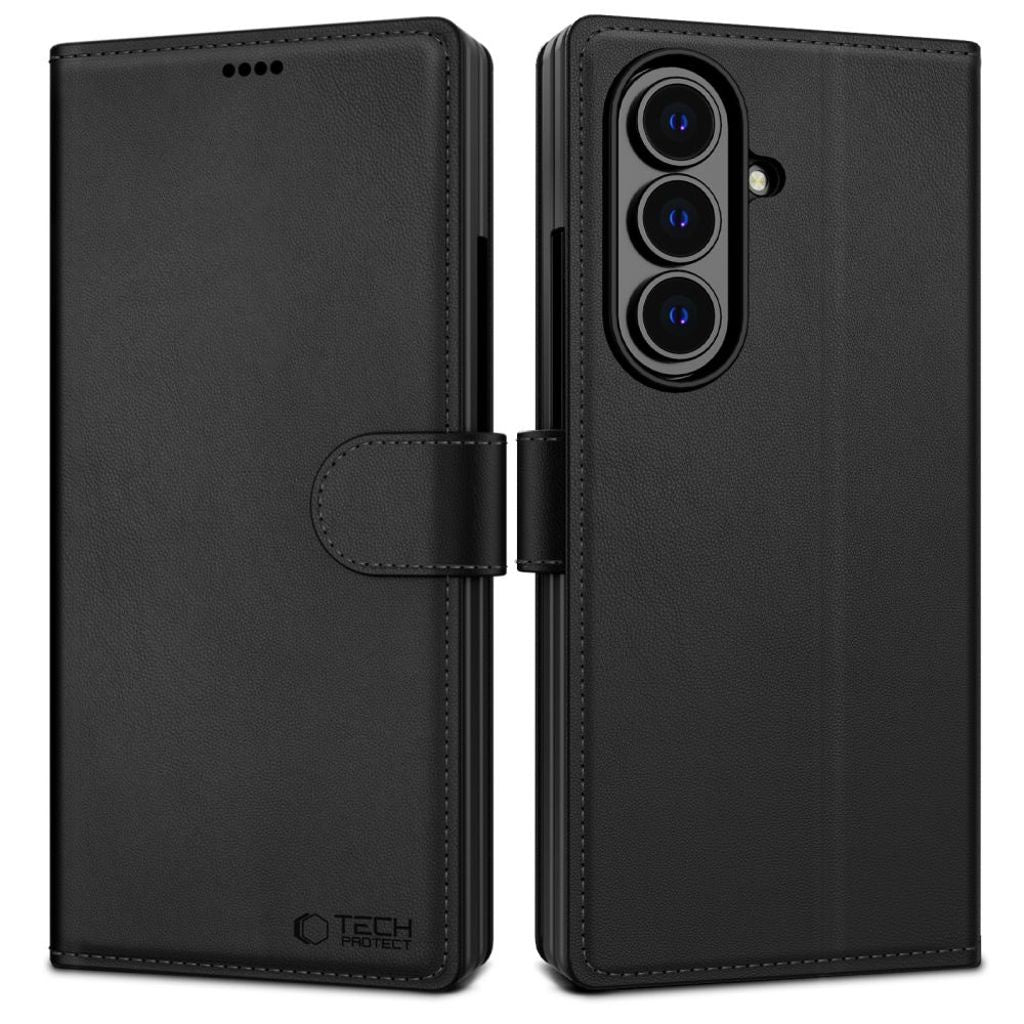 Tech-Protect Plånboksfodral för Samsung Galaxy Z Fold 7 - Svart