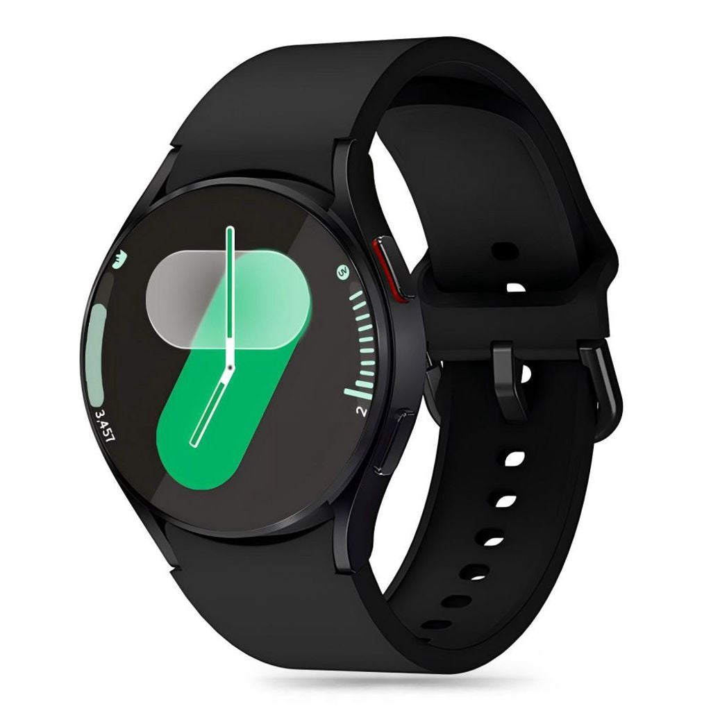 Tech-Protect Silikon Klockarmband Samsung Galaxy Watch 4/5/5 Pro/6/7/Fe - Svart