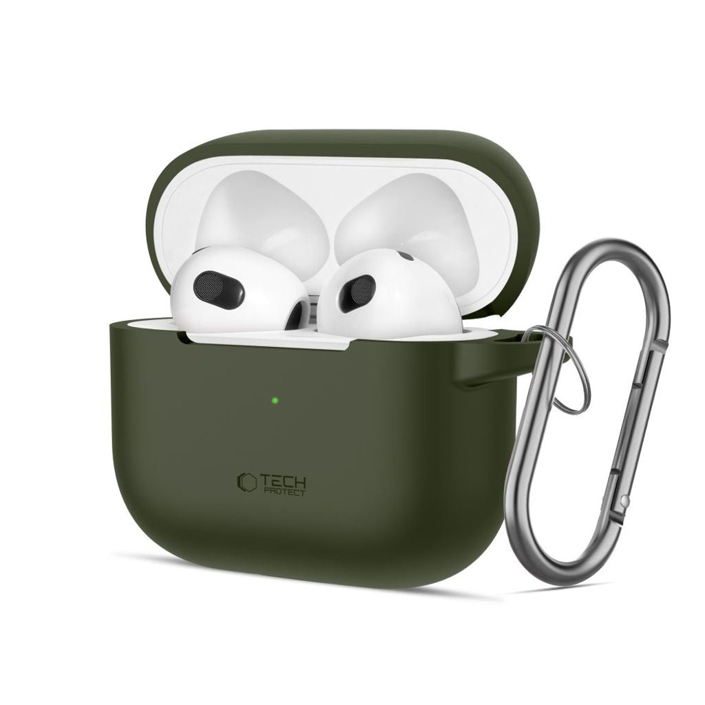 Tech-Protect Silikon Krokfodral För Airpods 3 - Grön