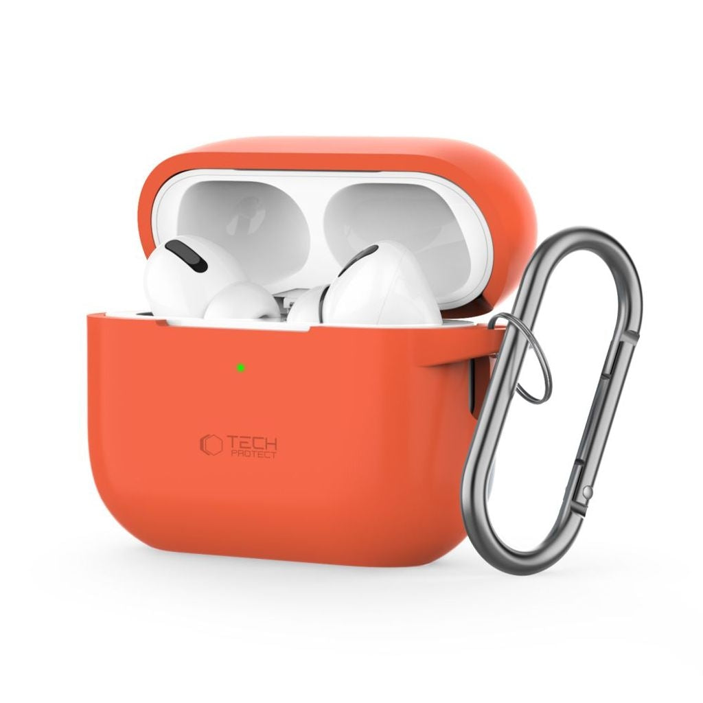 Tech-Protect Silikon Krokfodral För Airpods Pro 1 / 2 - Orange