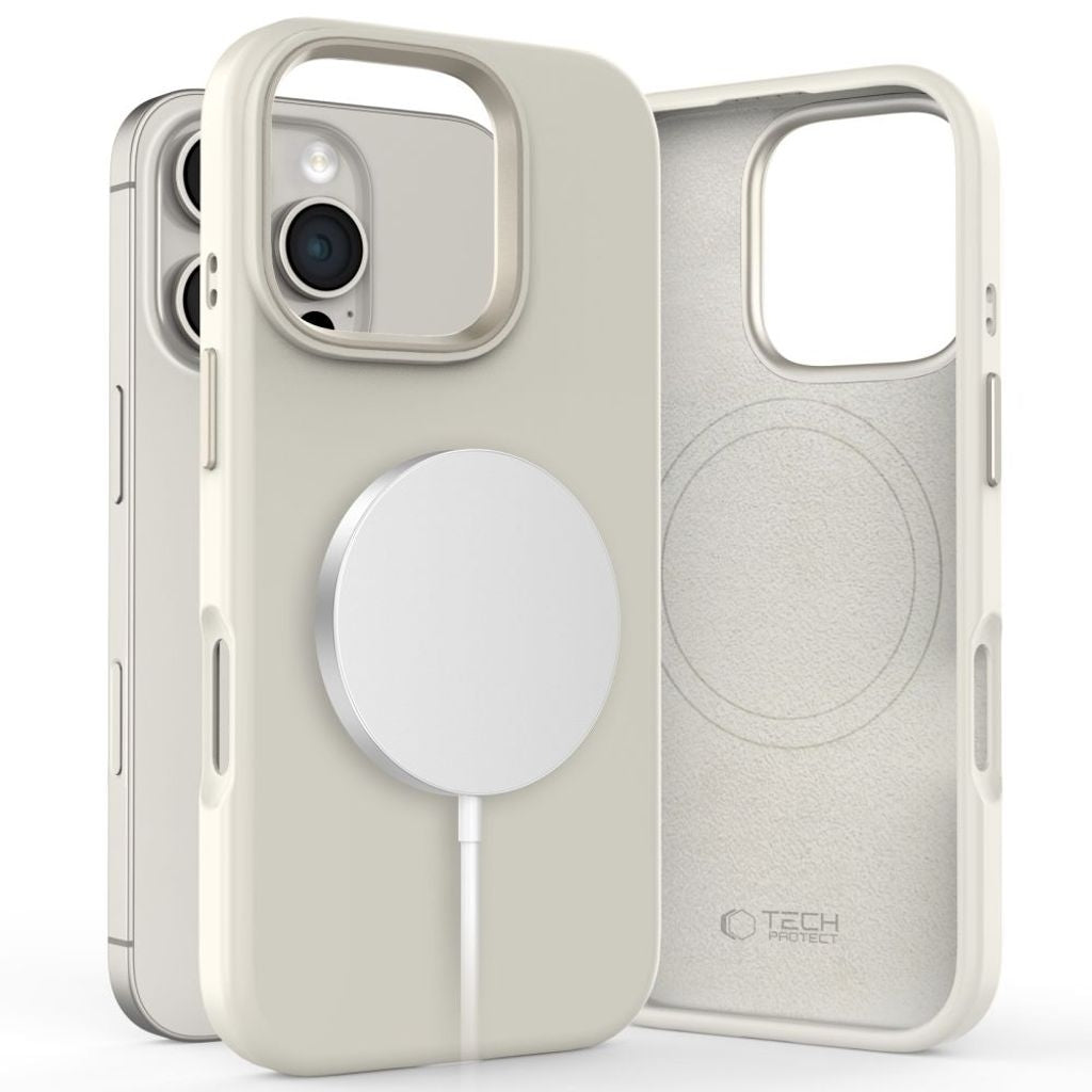 Tech-Protect Silikon Pure Magsafe-skal till iPhone 16 Pro