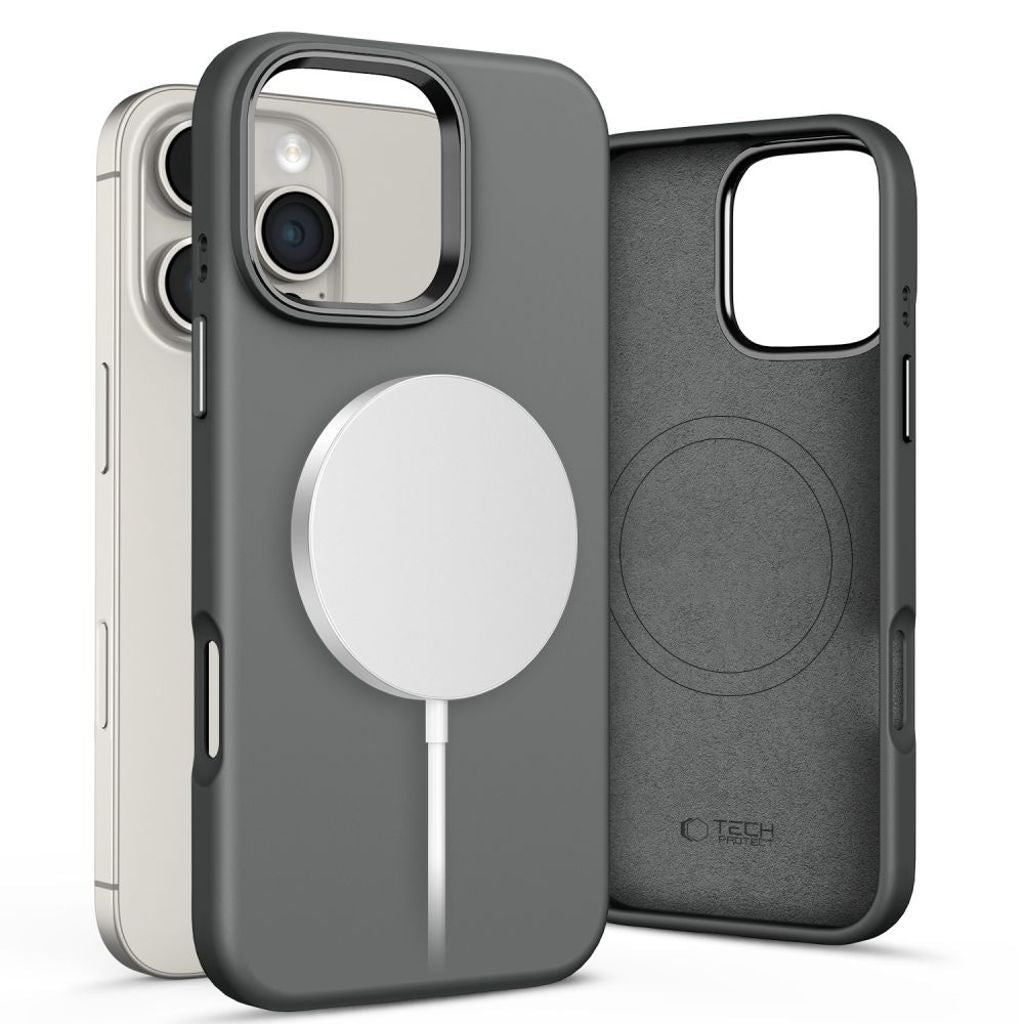 Tech-Protect Silikon Pure Magsafe-skal till iPhone 16 Pro