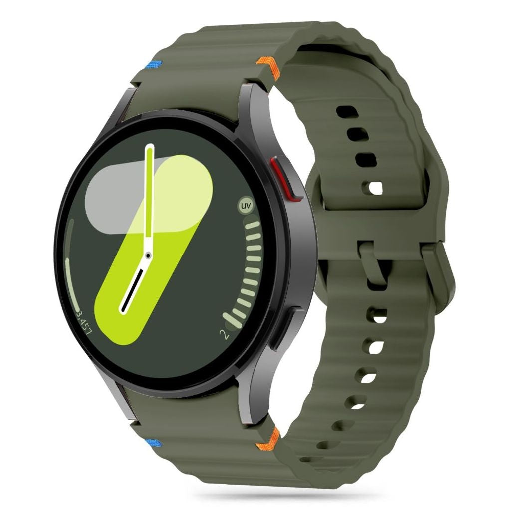 Tech-Protect Silikon Sportklockarmband Galaxy Watch 4/5/5 Pro/6/7/Fe - Grön