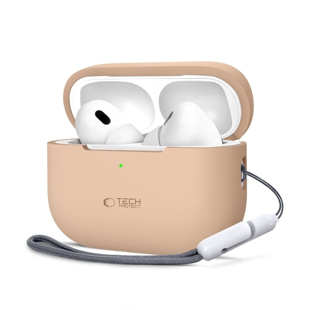 Tech-Protect Silikonskal För Airpods Pro 1 / 2 - Beige