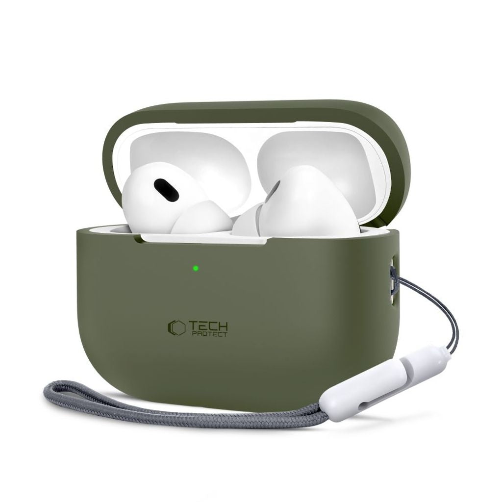 Tech-Protect Silikonskal För Airpods Pro 1 / 2 - Grön
