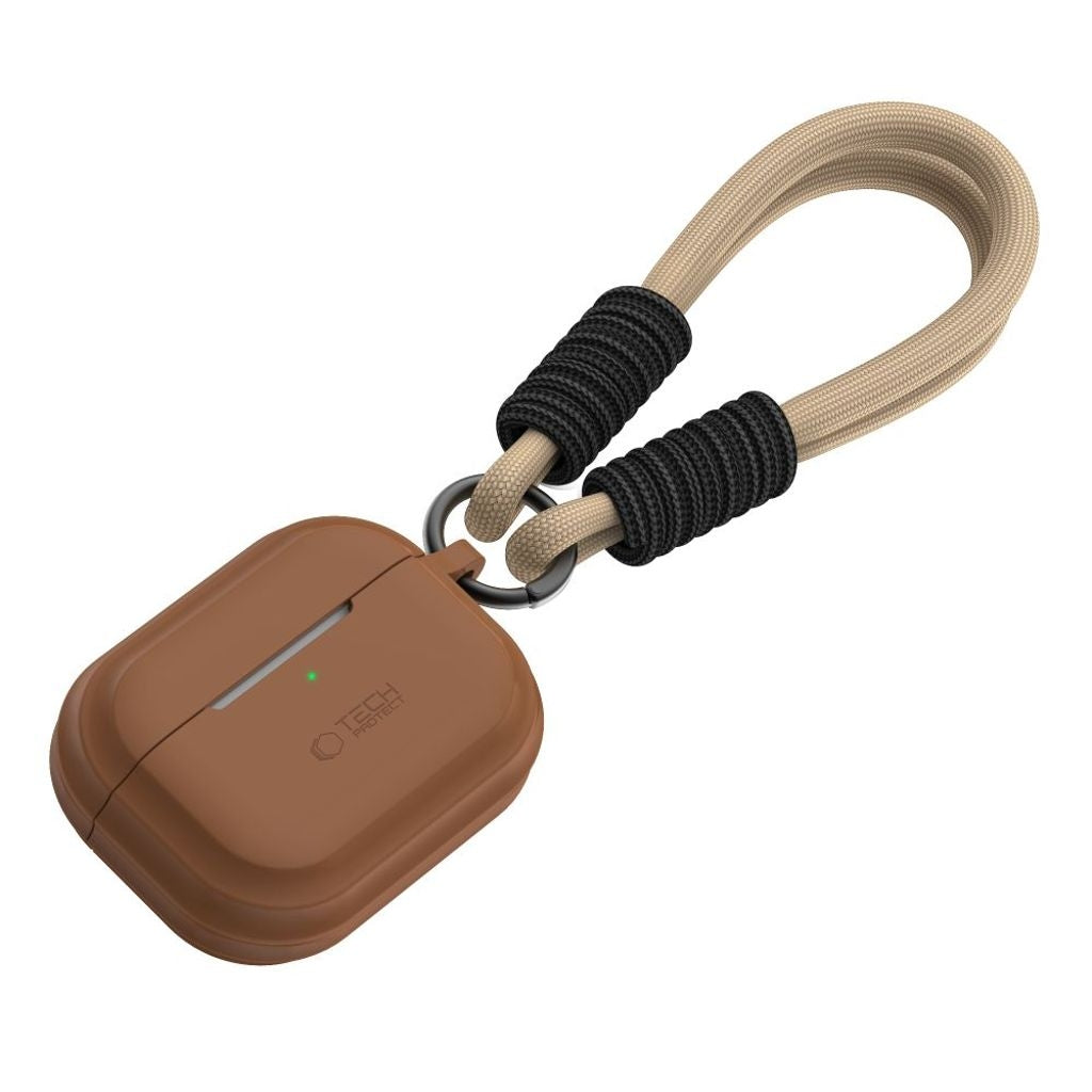 Tech-Protect Silikonskal med Rep för Airpods Pro 1 / 2 - Brun