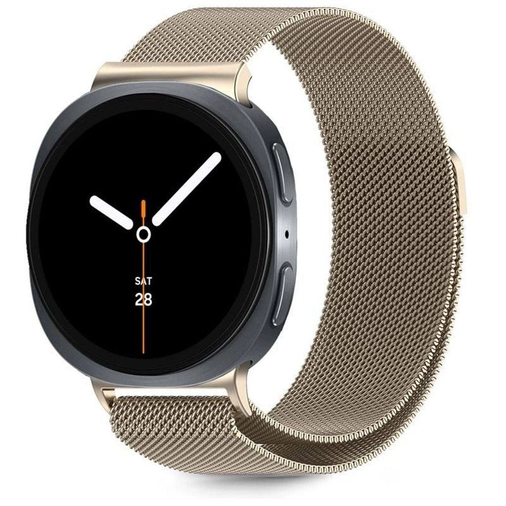 Tech-Protect Stainless Steel Strap for Samsung Galaxy Watch 8/8 Classic - Gold