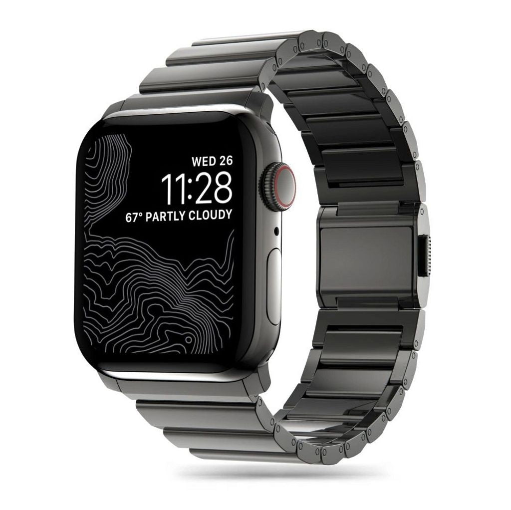Tech-Protect SteelBand Watch Strap for Apple Watch 4/5/6/7/8/9/SE/Ultra 1/2 - Black