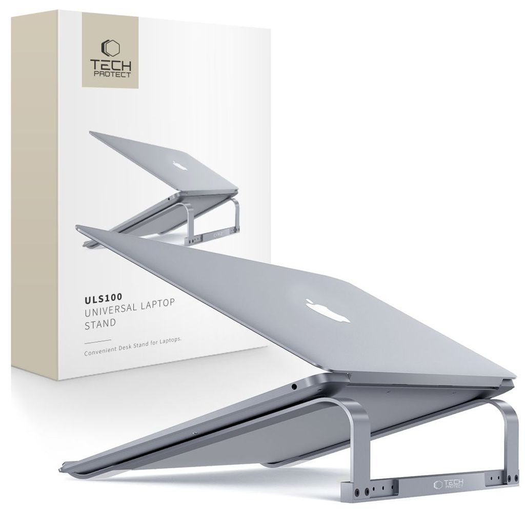Tech-Protect Uls100 universellt laptopstativ för upp till 16" – grått